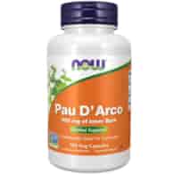 NOW FOODS Pau D'arco 500mg, 100vcaps.