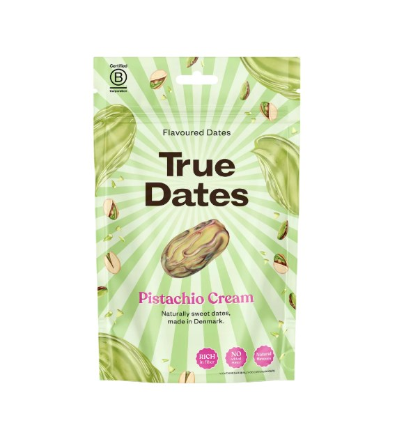 TRUE DATES Pistachio Cream 100g - daktyle o smaku kremu pistacjowego