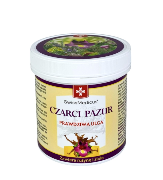 SWISSMEDICUS Czarci Pazur z rutyną i ziołami 250ml