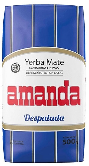 Yerba Mate AMANDA despalada (bez patyków) 500g