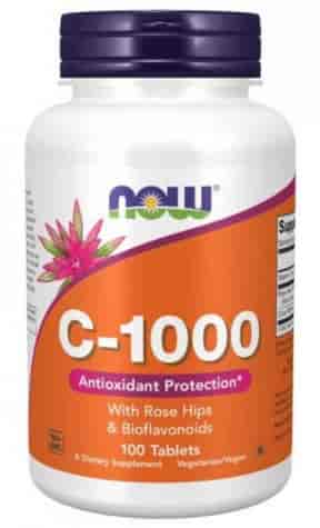 NOW FOODS Witamina C-1000 with Rose Hips & Bioflavonoids 100tabl.