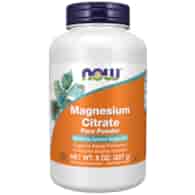 NOW FOODS Magnesium Citrate powder 227g - cytrynian magnezu w proszku