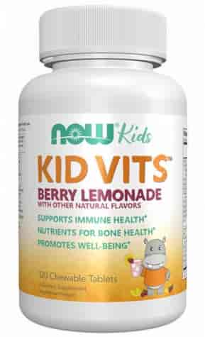 NOW FOODS Kid Vits Berry Lemonade 120 tabl. do ssania - Multiwitamina dla dzieci