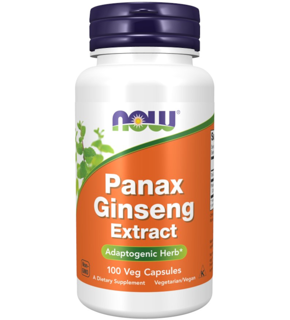 NOW FOODS Panax Ginseng 500mg, 100vcaps. - Żeń-szeń