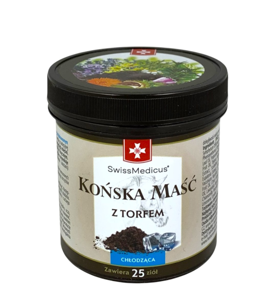 SWISSMEDICUS Końska maść z Torfem chłodząca 225ml