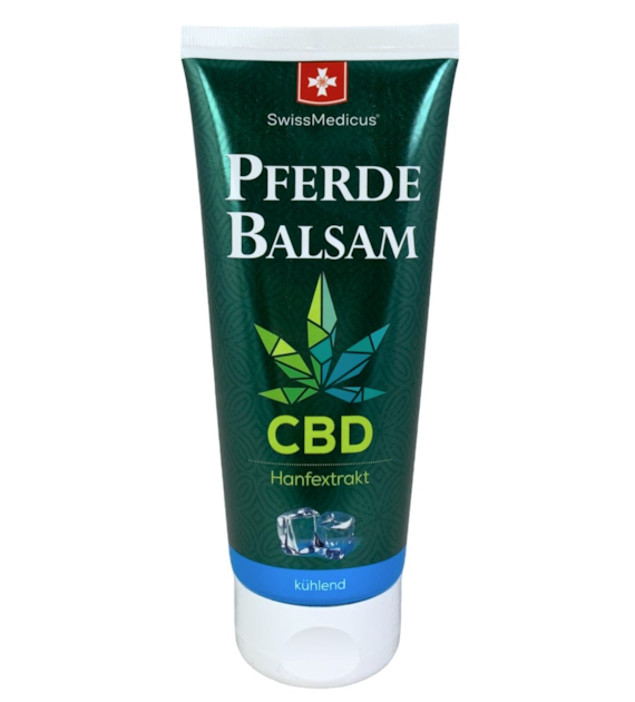 SWISSMEDICUS Pferdebalsam z CBD chłodzący 200ml