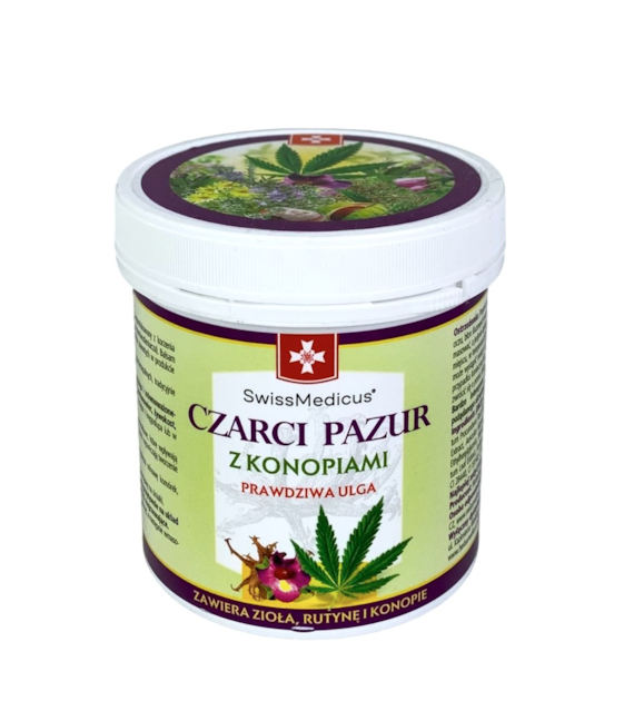 SWISSMEDICUS Czarci Pazur z konopiami 250ml