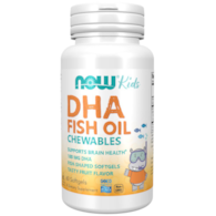 NOW FOODS DHA Kids Fish Oil 60 kaps. do żucia