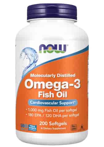 NOW FOODS Omega-3 1000mg, 200sgels.