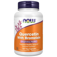 NOW FOODS Quercetin with Bromelain, 120vcaps. - Kwercetyna z Bromeliną