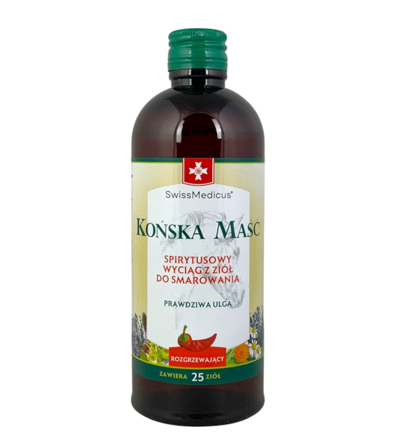 SWISSMEDICUS Końska maść rozgrzewająca na spirytusie 400ml
