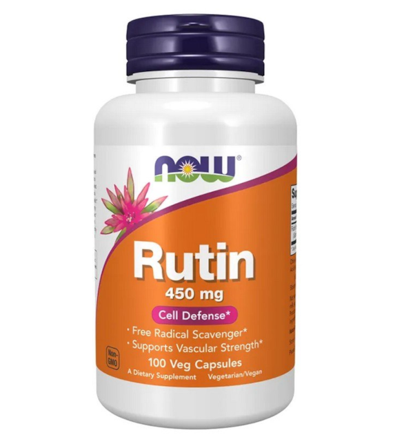 NOW FOODS Rutin 450mg, 100vcaps. - Rutyna