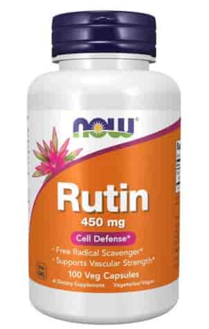 NOW FOODS Rutin 450mg, 100vcaps. - Rutyna