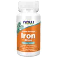 NOW FOODS Iron 36mg, 90 vcaps. - żelazo z chelatu