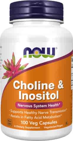 NOW FOODS Choline & Inositol 100vcaps. - cholina i inozytol