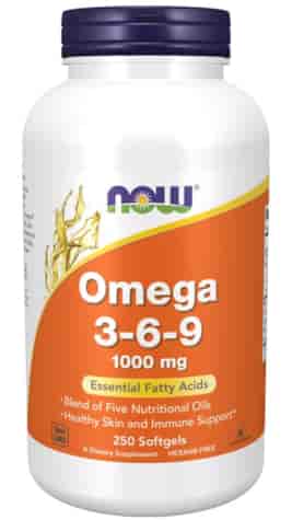 NOW FOODS Omega 3-6-9 1000mg, 250sgels.