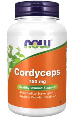 NOW FOODS Cordyceps 750mg, 90 vcaps.