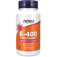 NOW FOODS Witamina E-400 naturalna, 100sgels.
