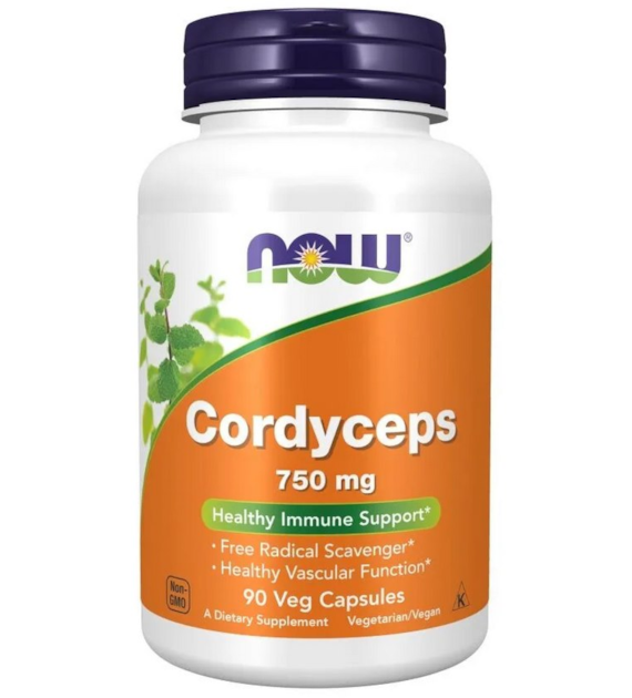 NOW FOODS Cordyceps 750mg, 90 vcaps.