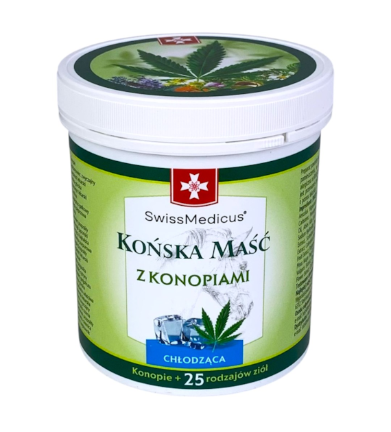 SWISSMEDICUS Końska maść z Konopiami chłodząca 500ml