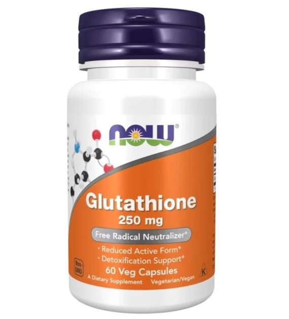 NOW FOODS Glutathione 250mg, 60vcaps. - Glutation