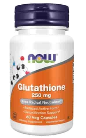 NOW FOODS Glutathione 250mg, 60vcaps. - Glutation