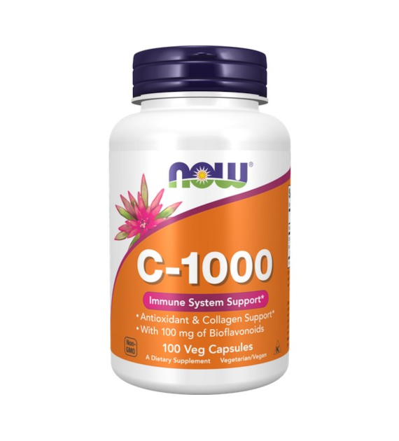 NOW FOODS Witamina C-1000 with Bioflavonoids + Rutin 100 vcaps.