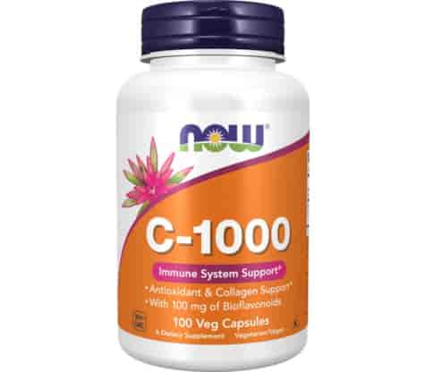 NOW FOODS Witamina C-1000 with Bioflavonoids & Rutin 100 vcaps.