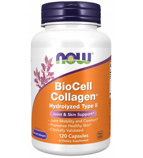 NOW FOODS BioCell Collagen 120 kaps. - hydrolizowany kolagen typu II