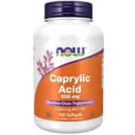 NOW FOODS Caprylic Acid 600mg, 100sgels. - kwas kaprylowy