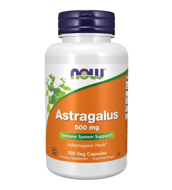 NOW FOODS Astragalus 500mg, 100caps. - Traganek