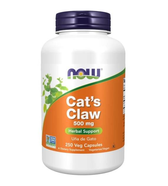 NOW FOODS Cat's Claw 500mg, 250vcaps.
