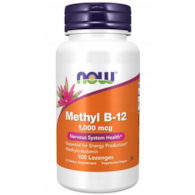 NOW FOODS Methyl B-12 1000mcg 100 tabl. do ssania - Metylokobalamina
