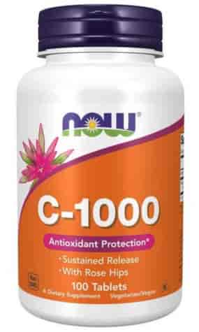 NOW FOODS Witamina C-1000 Sustained Release 100tabl. - Opóźnione uwalnianie