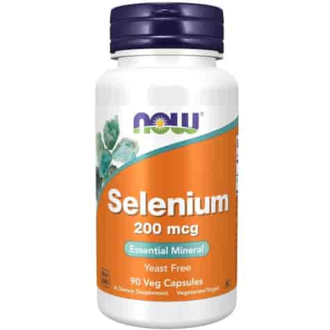 NOW FOODS Selenium 200mcg, 90vcaps.