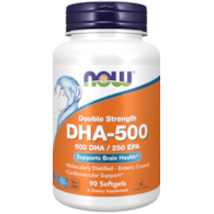 NOW FOODS DHA-500, 90sgels. (500 mg DHA / 250 mg EPA)