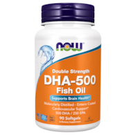 NOW FOODS DHA-500, 90sgels. (500 mg DHA / 250 mg EPA)