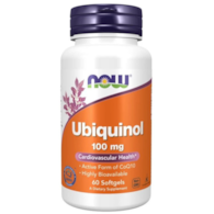 NOW FOODS Ubiquinol 100mg, 60 kaps. - aktywny Koenzym Q10