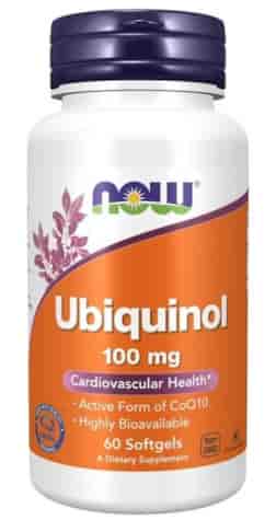 NOW FOODS Ubiquinol 100mg, 60 kaps. - aktywny Koenzym Q10