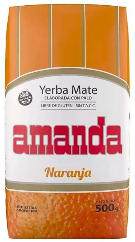 Yerba Mate AMANDA pomarańczowa 500g