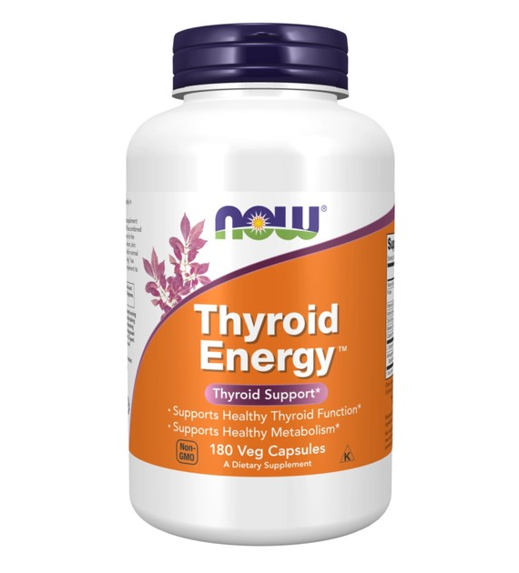 NOW FOODS Thyroid Energy 180 kaps. - wsparcie tarczycy