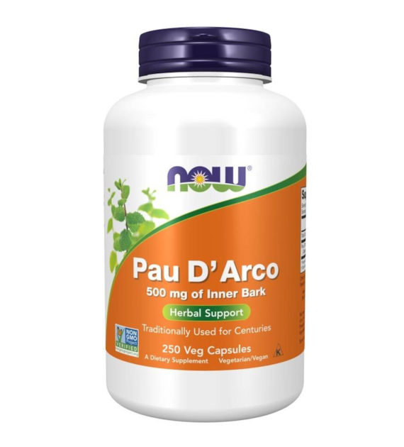 NOW FOODS Pau D'arco 500mg, 250vcaps.