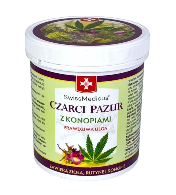 SWISSMEDICUS Czarci Pazur z konopiami 500ml
