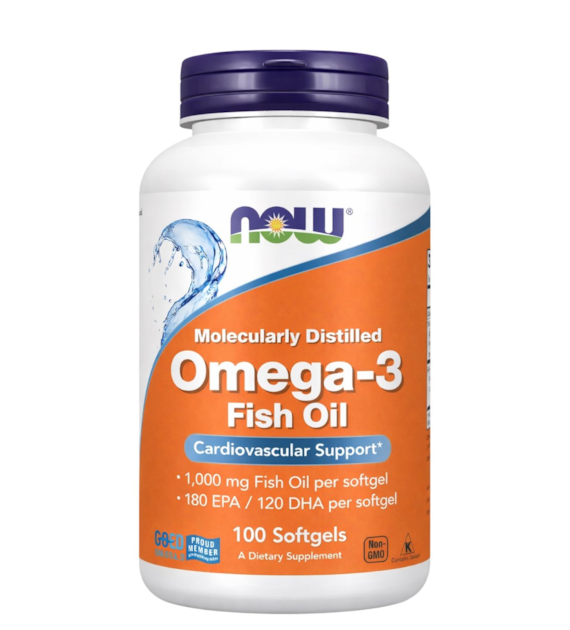 NOW FOODS Omega-3 1000mg, 100sgels.