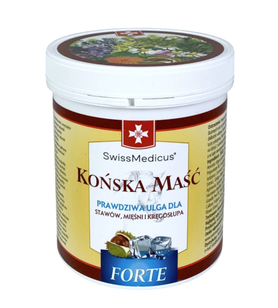 SWISSMEDICUS Końska maść chłodząca FORTE 500ml