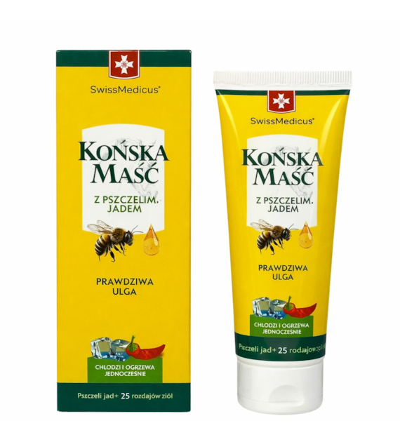 SWISSMEDICUS Końska maść z pszczelim jadem 75ml