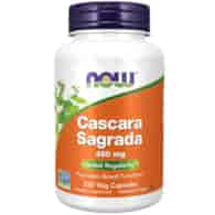 NOW FOODS Cascara Sagrada 450mg, 250vcaps.