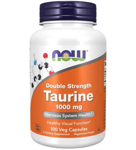 NOW FOODS Tauryna 1000mg, 100vcaps.