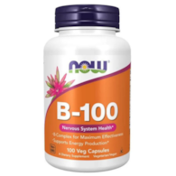 NOW FOODS Witamina B-100, 100vcaps. - Kompleks Witaminy B