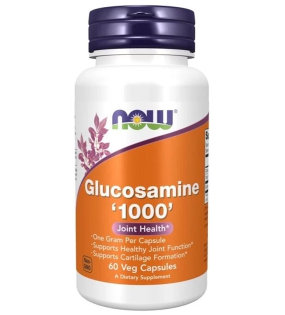 NOW FOODS Glucosamine 1000mg, 60vcaps.